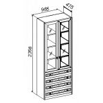 Витрина 2-4 ящика