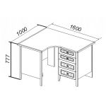 Стол угловой L,R