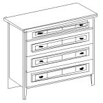 Комод широкий