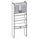 Шкаф книжный 90