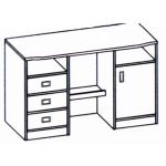 Стол письменный А