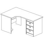 Стол угловой 2 L,R