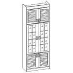 Шкаф с витриной